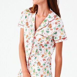 Roller Rabbit Gingerbread Party Polo Pajamas Size XXSMULTI / XXS